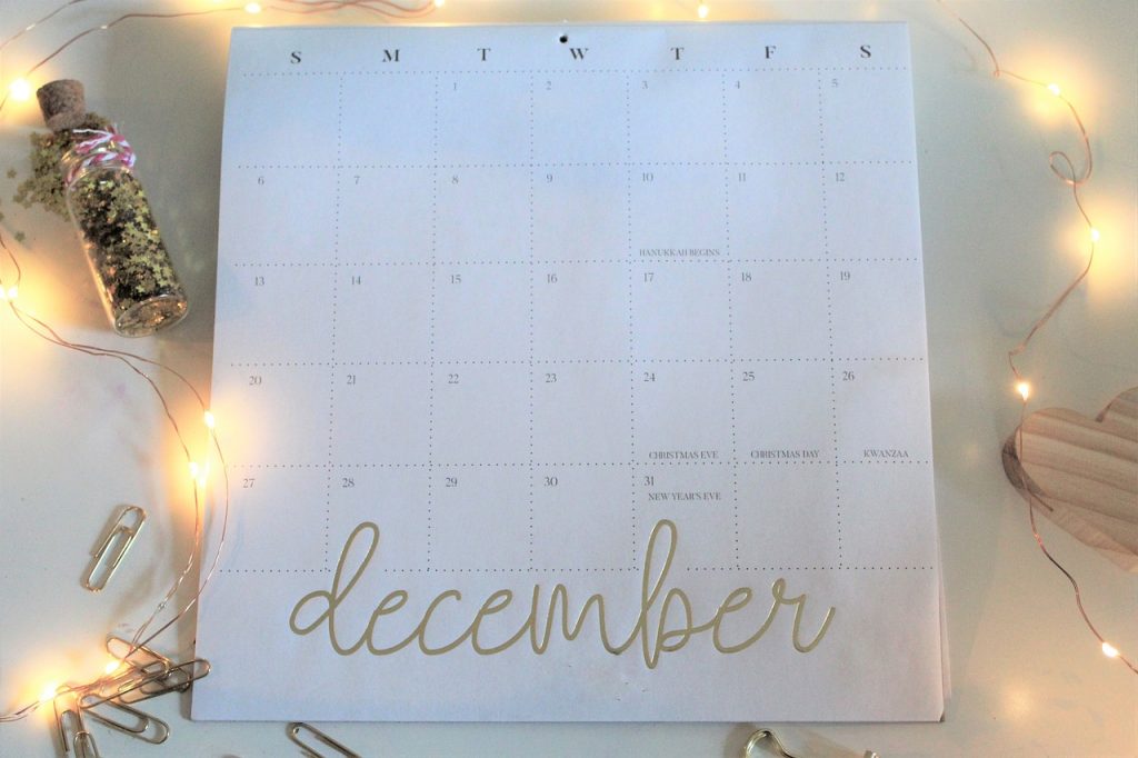calendario de diciembre